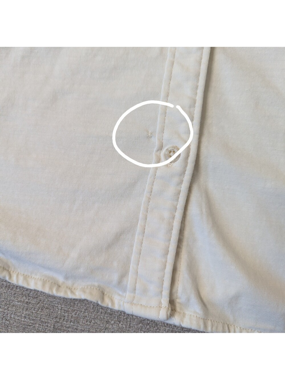 Faherty organic cotton knit button down shirt - Picture 3 of 6